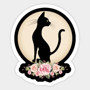 Black Cat Sticker